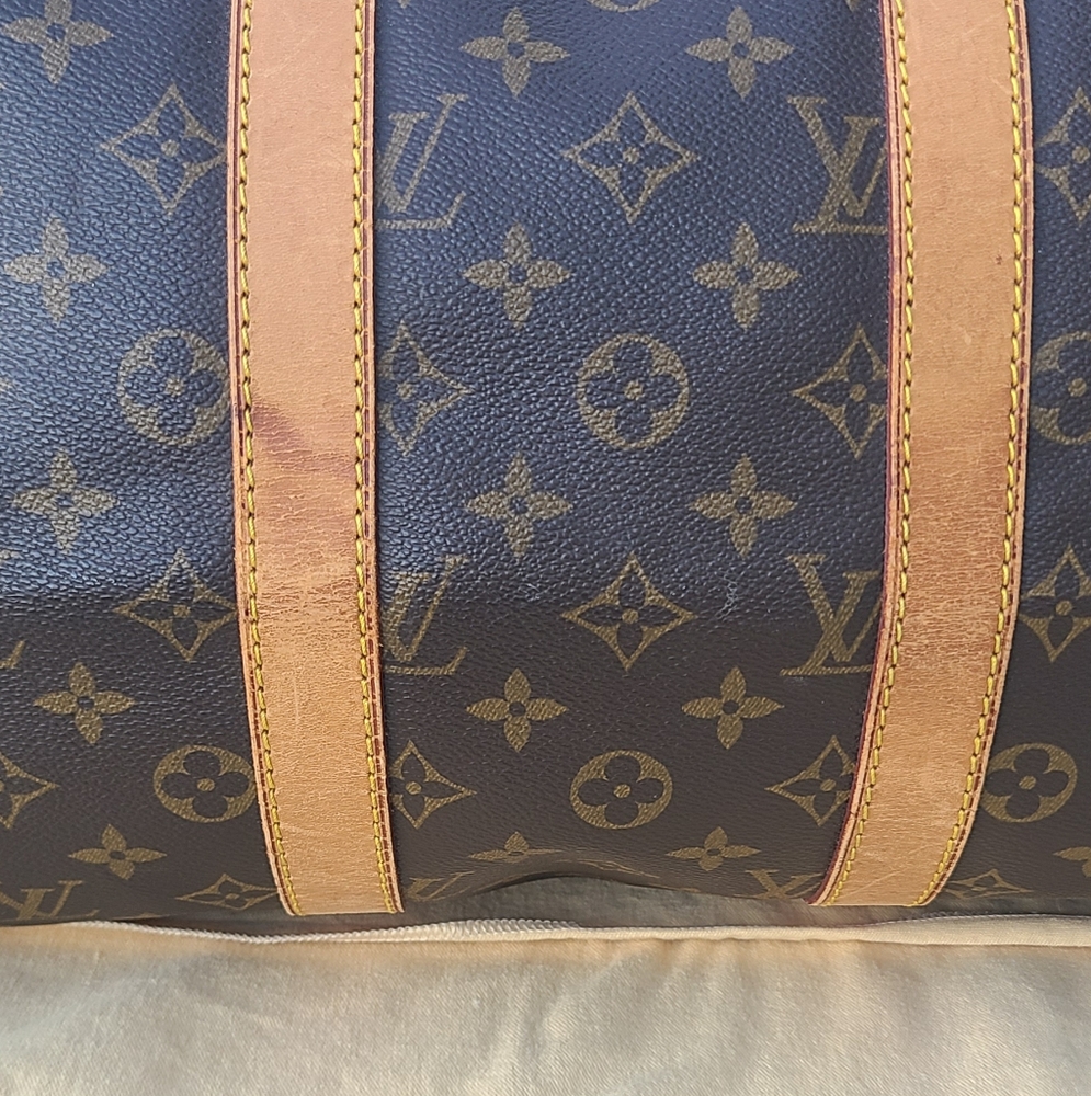 💥💥💥 SOLD💥💥💥 Vintage Louis Vuitton Monogram Brown Keepall 45 Bag - Picture 6 of 17